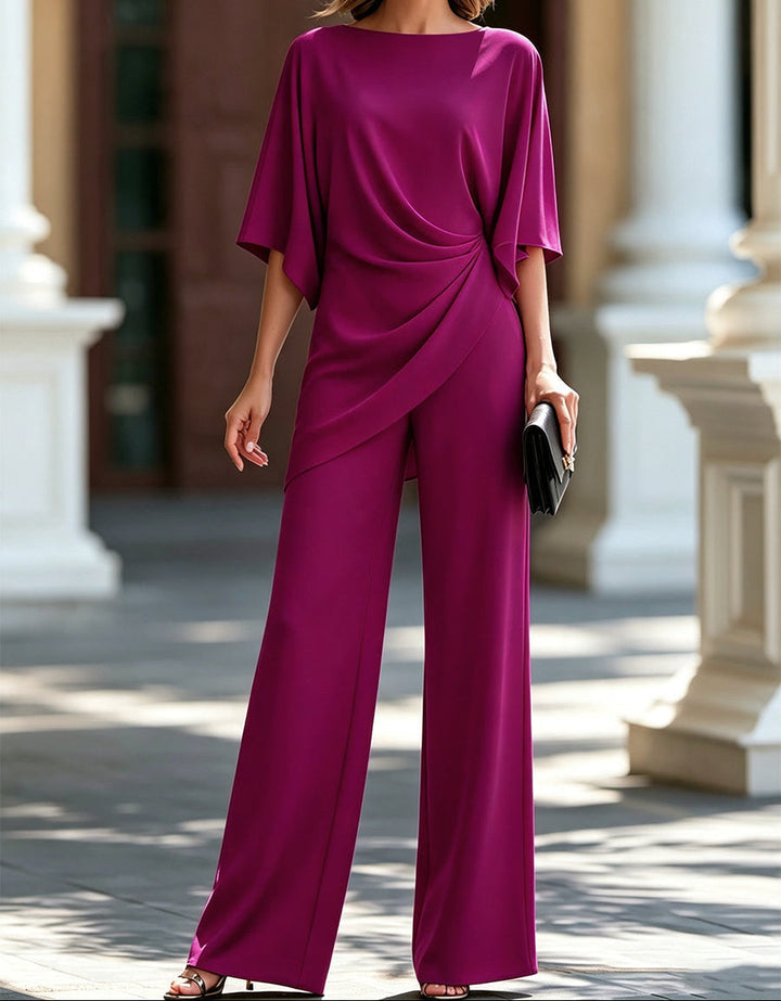Marigold | Draped Waist Two-Piece Set