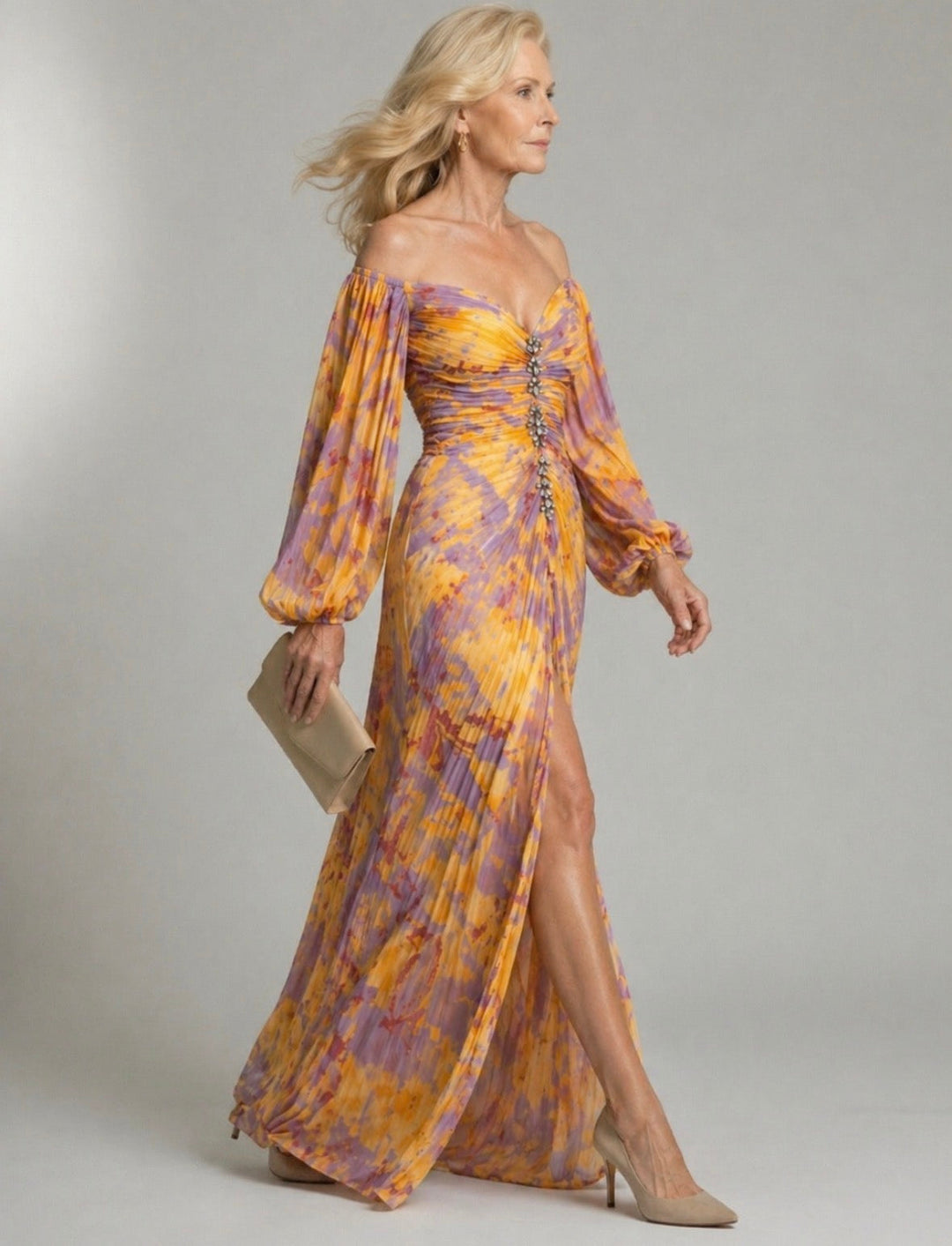 June | Elegant Dress with V-Neck