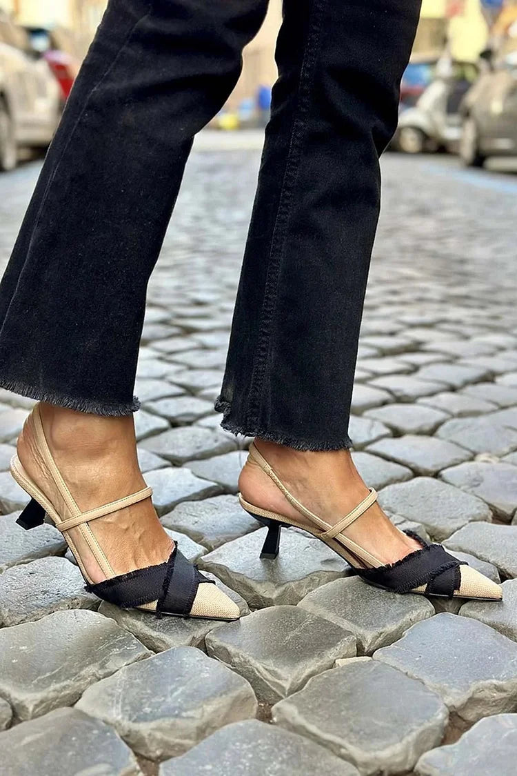 Selina | Open Ballerina Heels