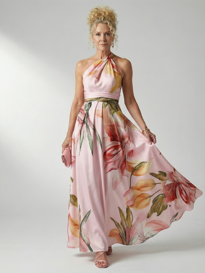 Perrine | Light Floral Maxi Dress