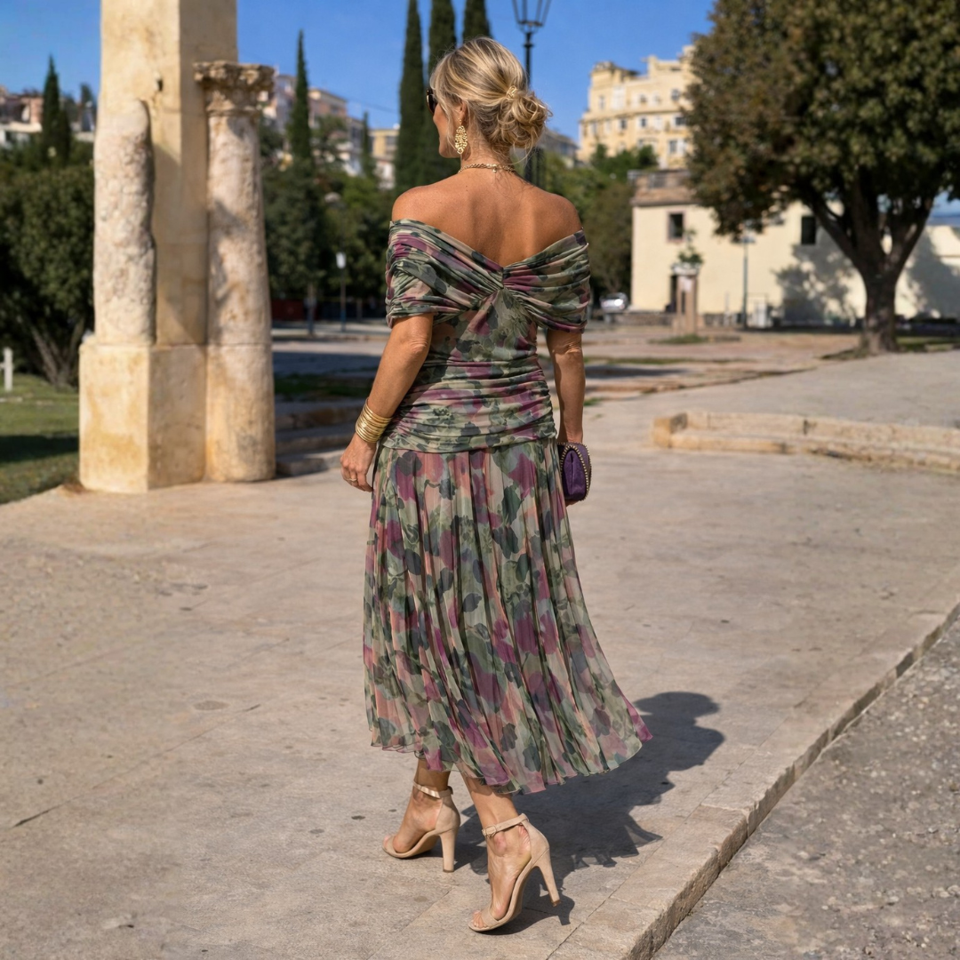 Leanne | Off-Shoulder Maxi Dres