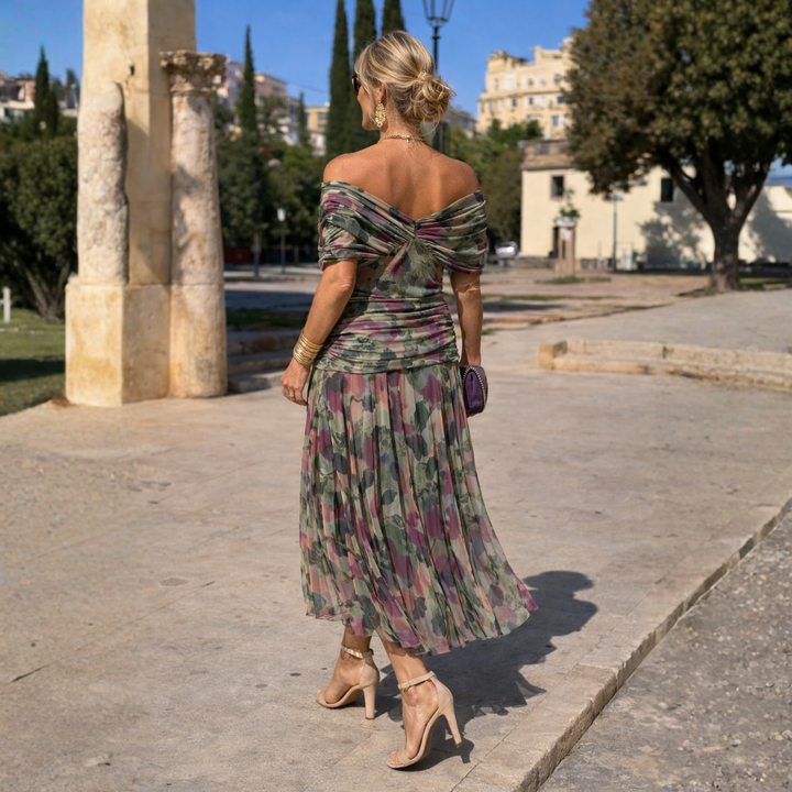 Leanne | Off-Shoulder Maxi Dres