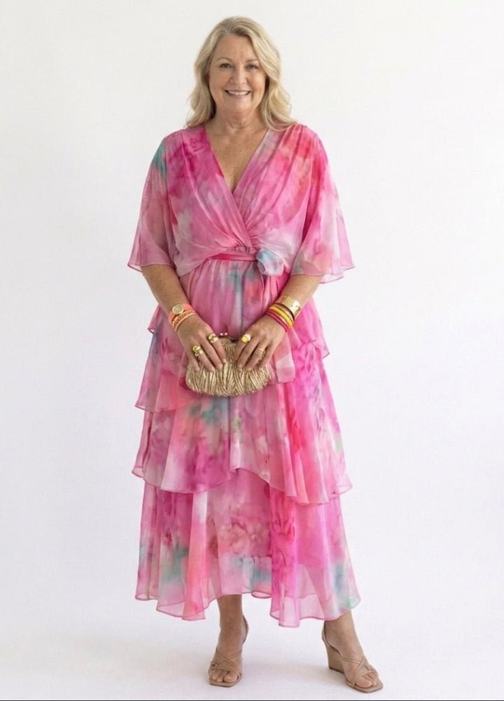 Norma | Layered Floral Sun Dress
