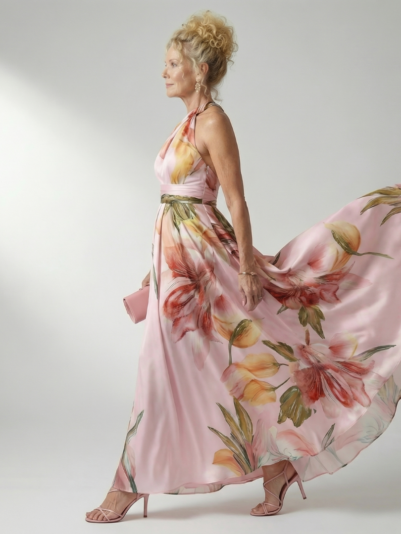 Perrine | Light Floral Maxi Dress