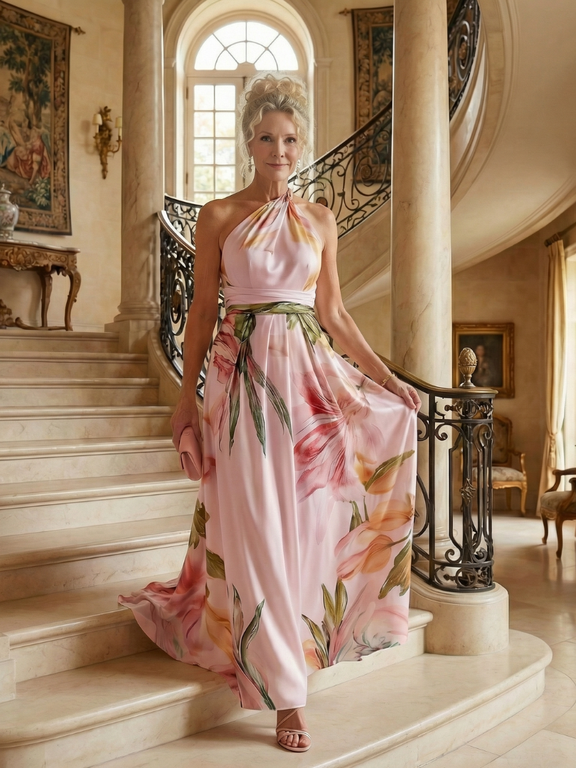 Perrine | Light Floral Maxi Dress