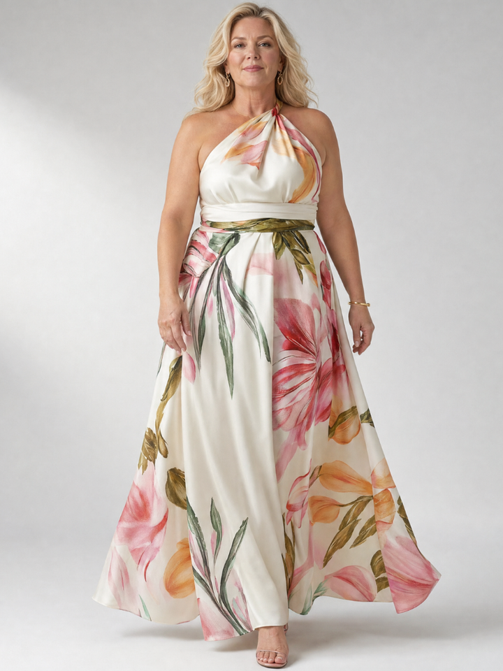 Perrine | Light Floral Maxi Dress