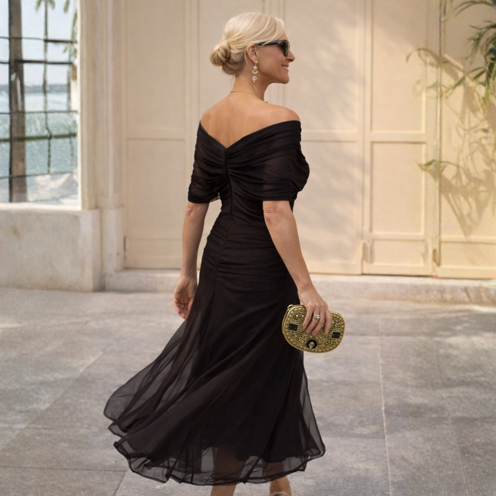Leanne | Off-Shoulder Maxi Dres