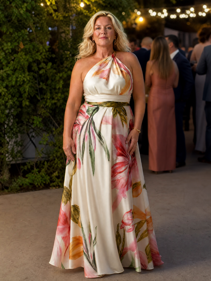 Perrine | Light Floral Maxi Dress