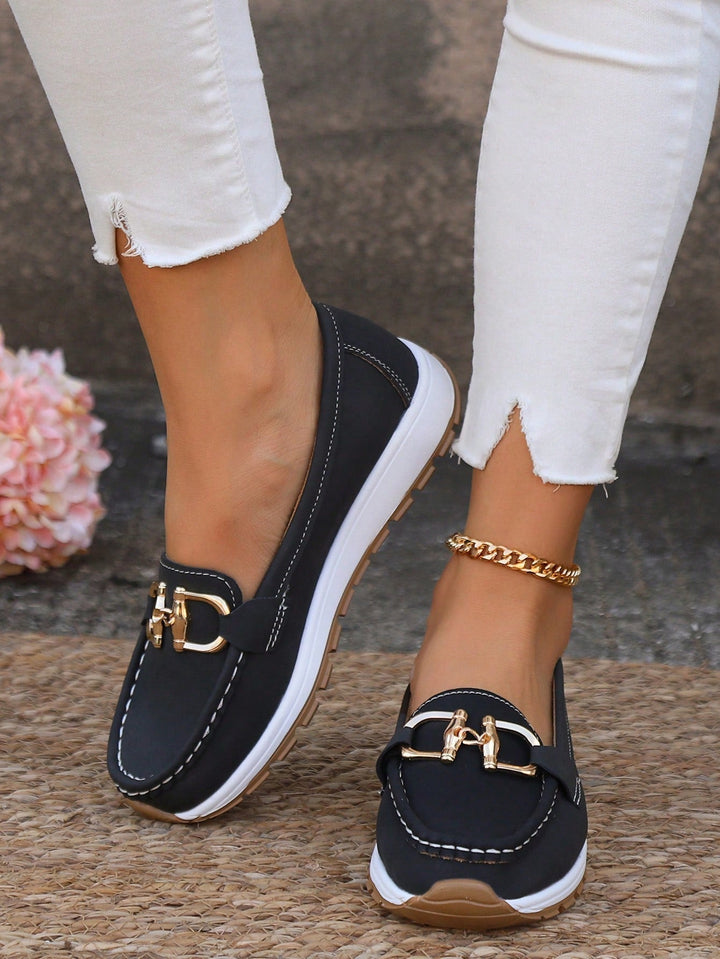 Georgina | Chic Buckle Loafers