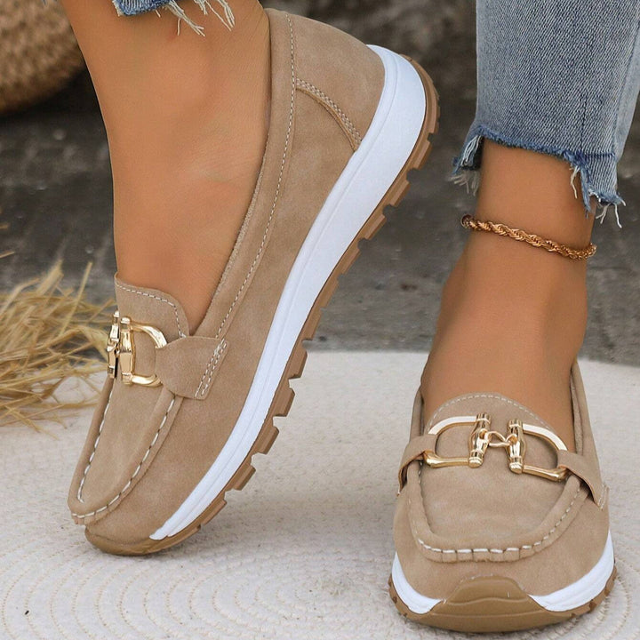 Georgina | Chic Buckle Loafers