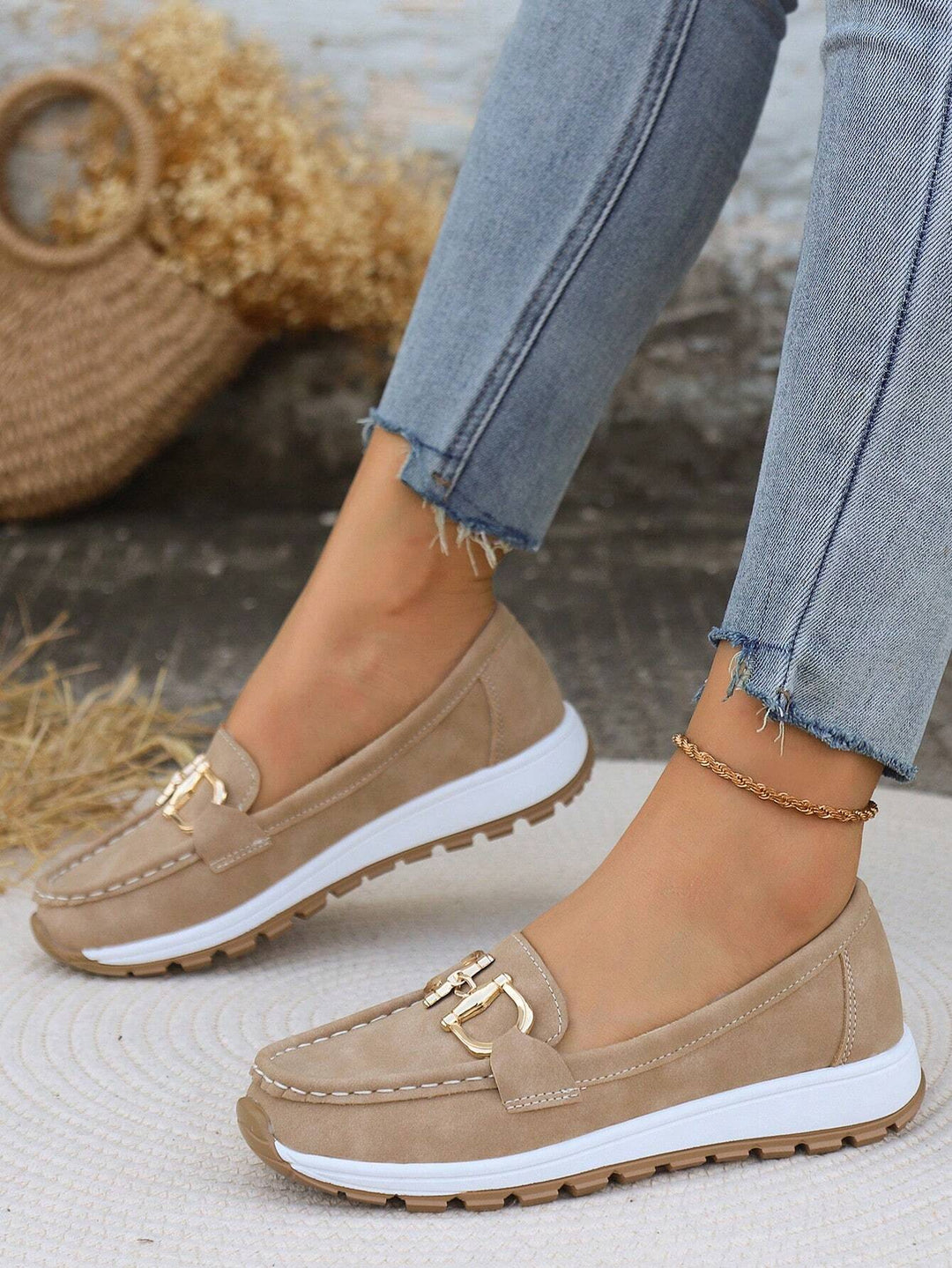 Georgina | Chic Buckle Loafers