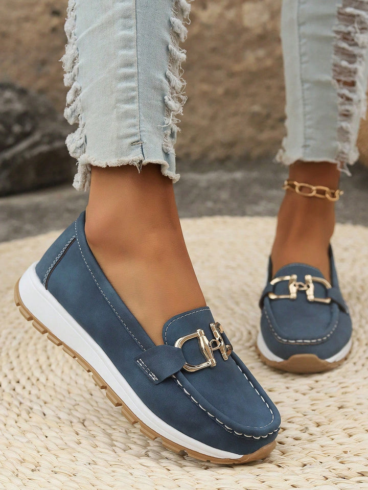Georgina | Chic Buckle Loafers