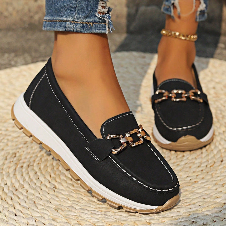 Philippa | Orthopaedic Flat Buckle Loafers