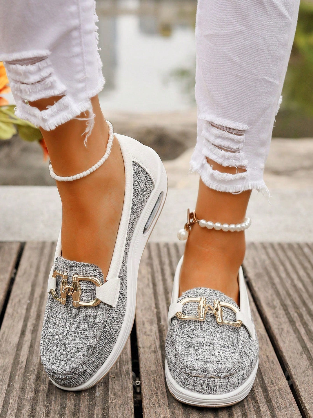 Georgina | Chic Buckle Loafers