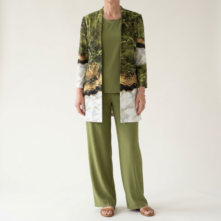 Matilda | Olive Marble Three-Piece Set