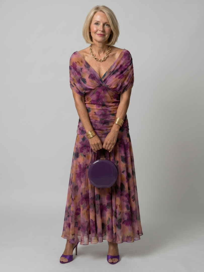 Jillian | Flow Midi Dress