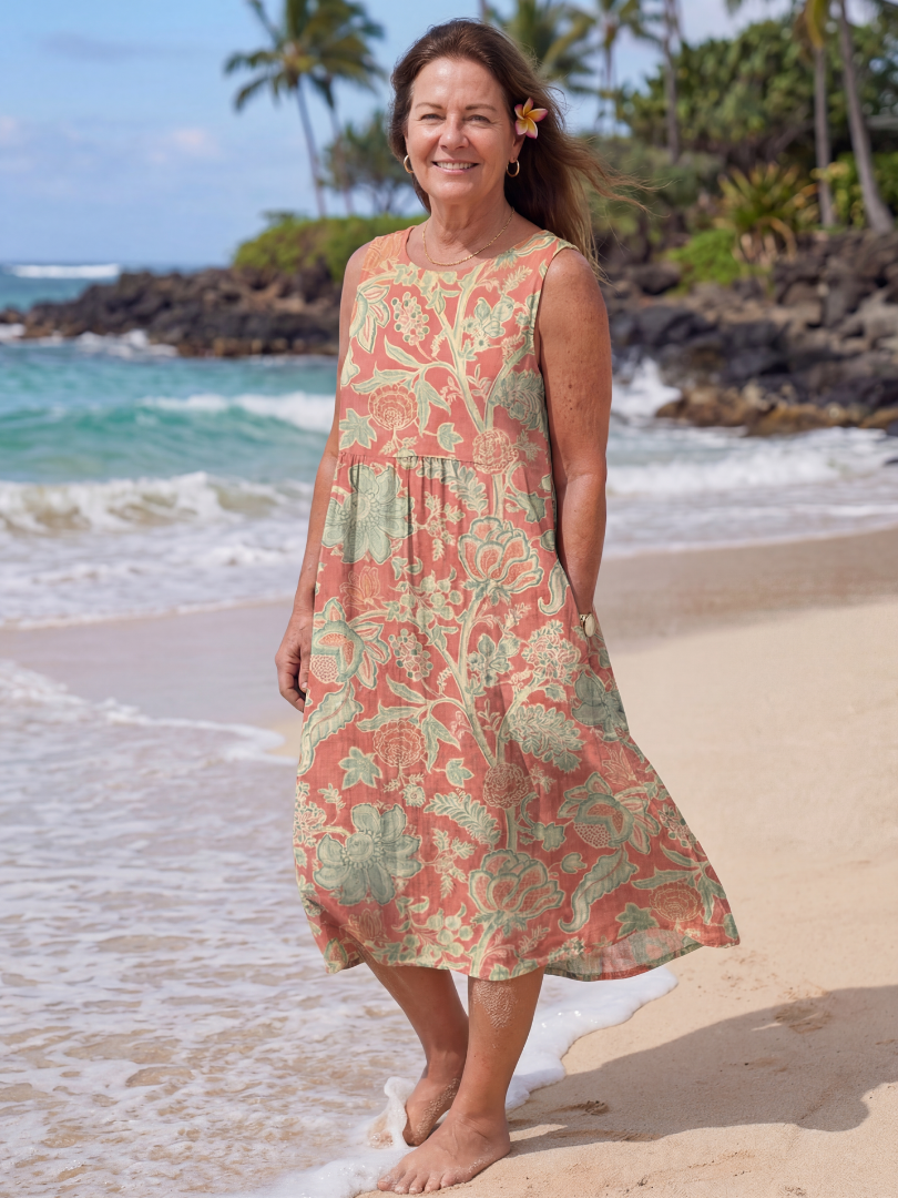 Johanna | Beach Midi Dress