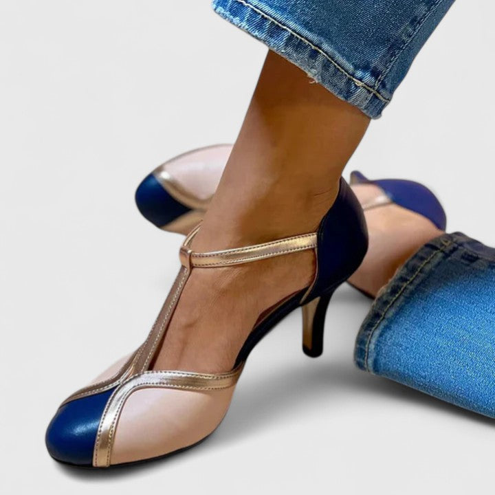Miranda | All-Day Comfort T-Strap Heels