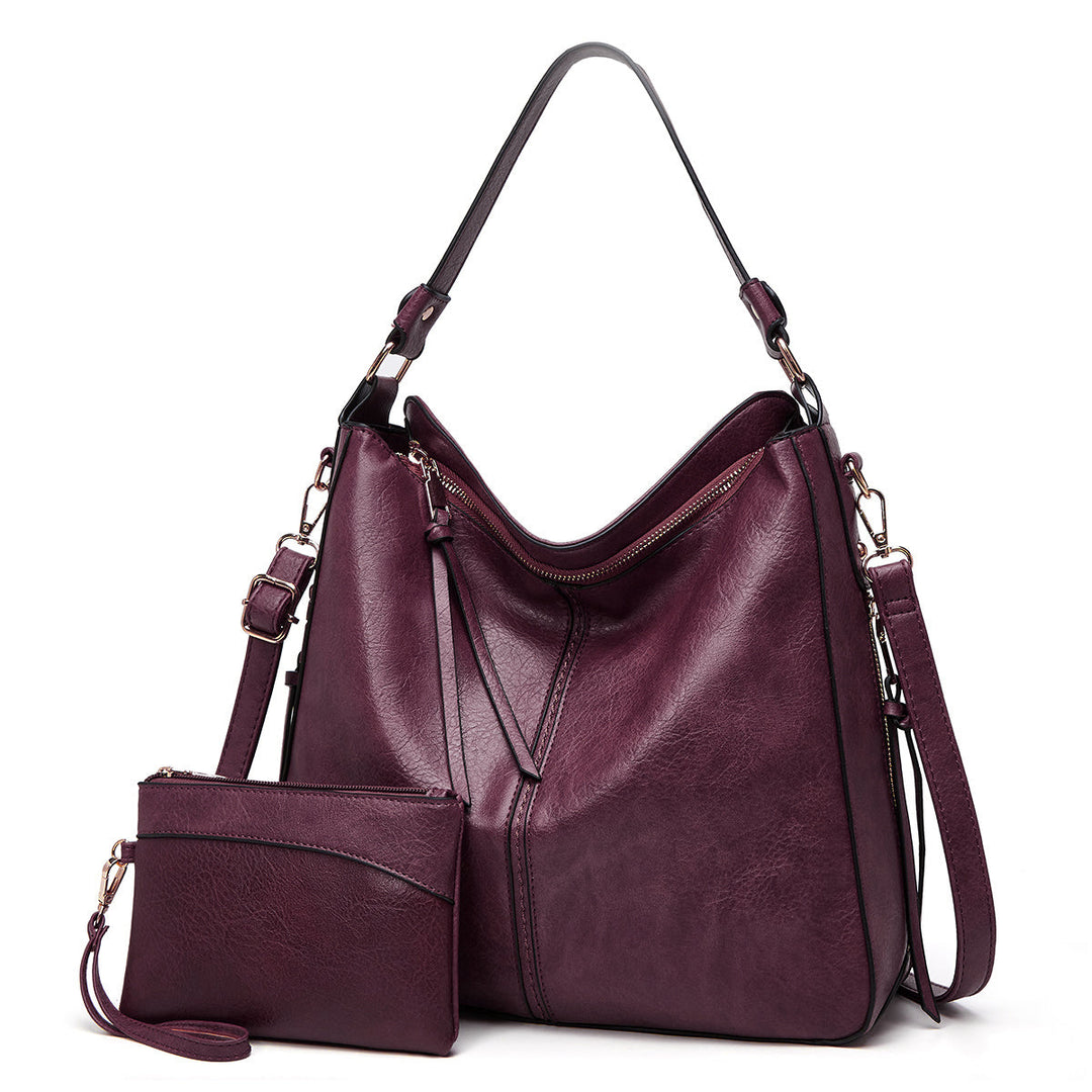 Morag | Anti-Theft Leather-Look Hobo Bag