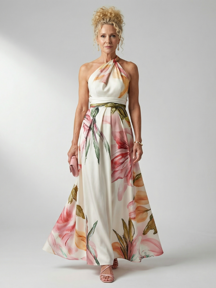 Perrine | Light Floral Maxi Dress