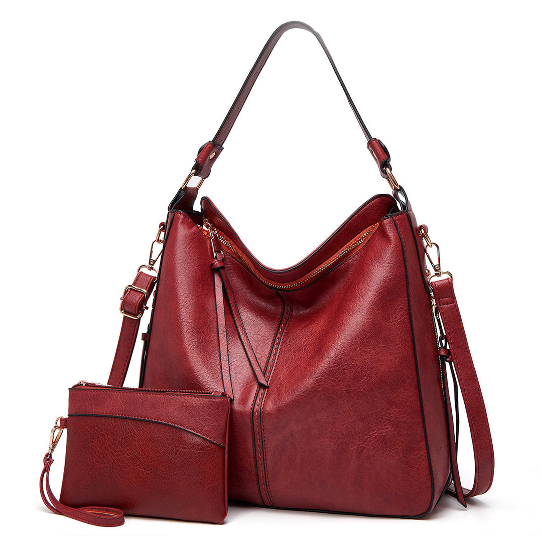 Morag | Anti-Theft Leather-Look Hobo Bag