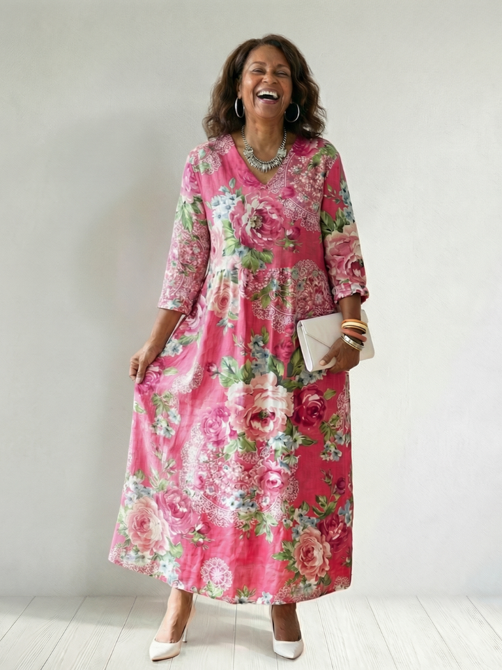 Primrose | Garden Bloom Midi Dress