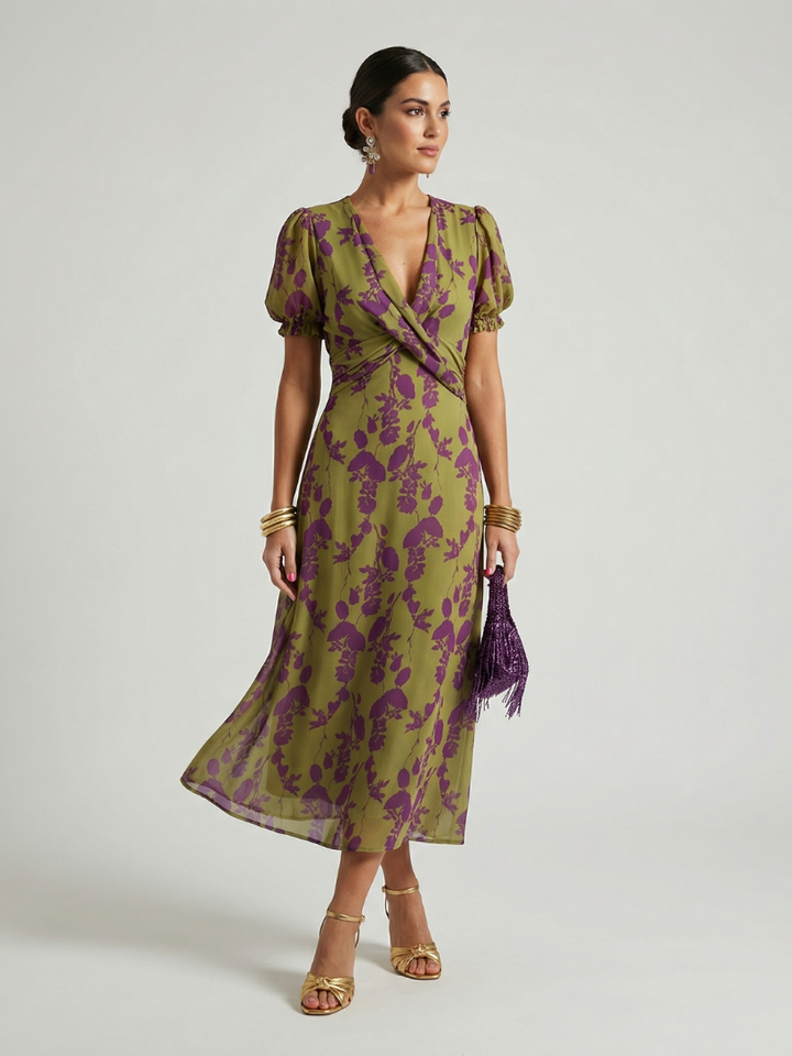 Dawn | Relaxed Floral Midi Dress