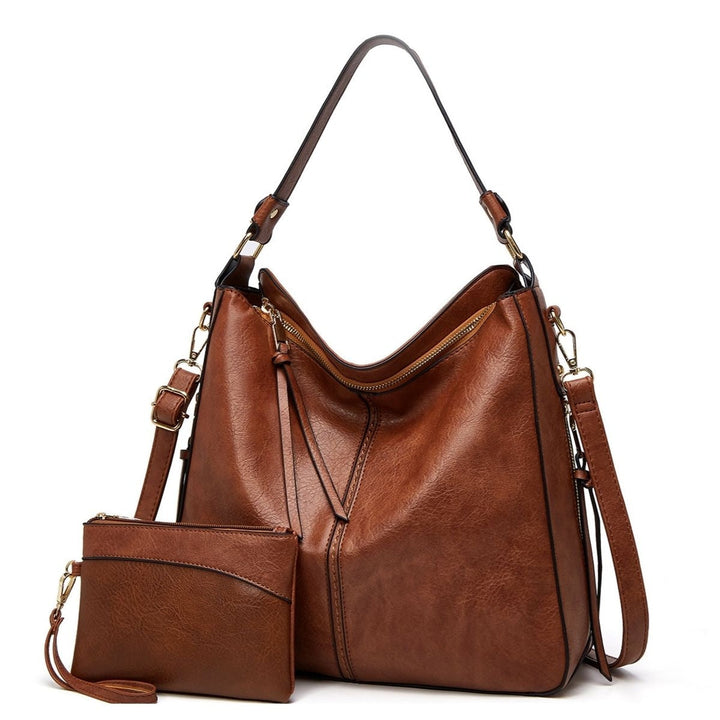 Morag | Anti-Theft Leather-Look Hobo Bag