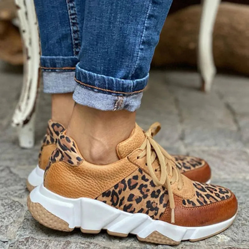 Mathilde | Comfortable Leopard Sneakers