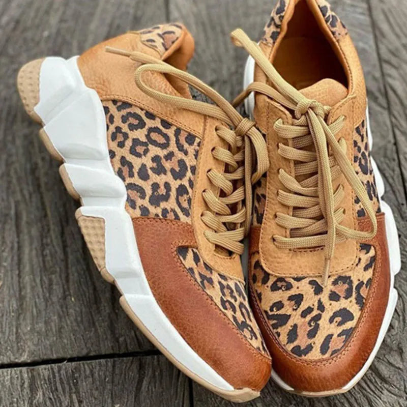 Mathilde | Comfortable Leopard Sneakers