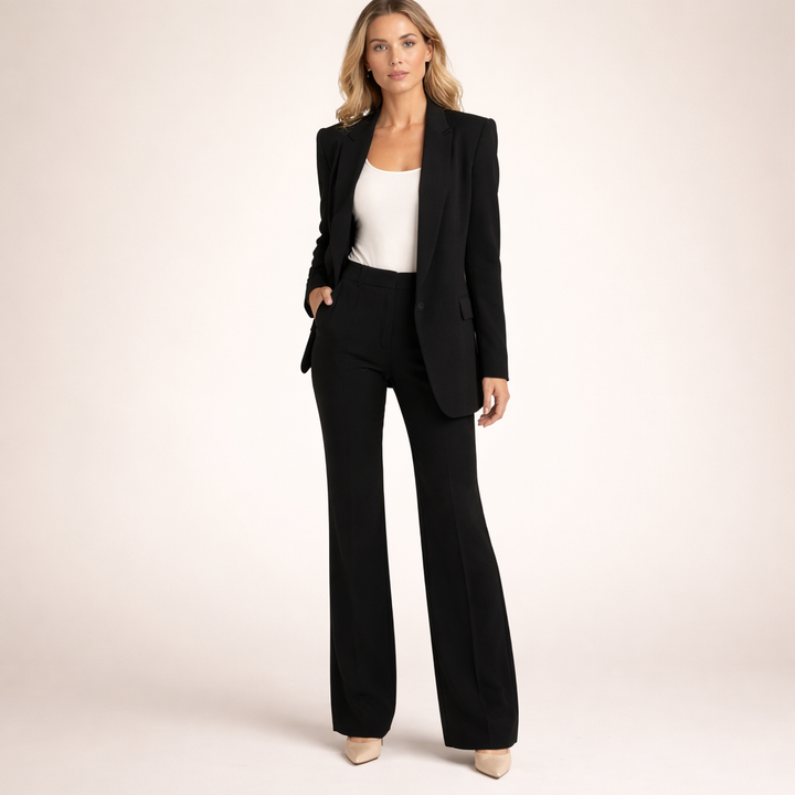 Fern | Elegant Suit Set with Flared Trousers