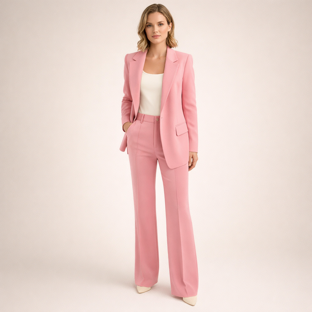Fern | Elegant Suit Set with Flared Trousers