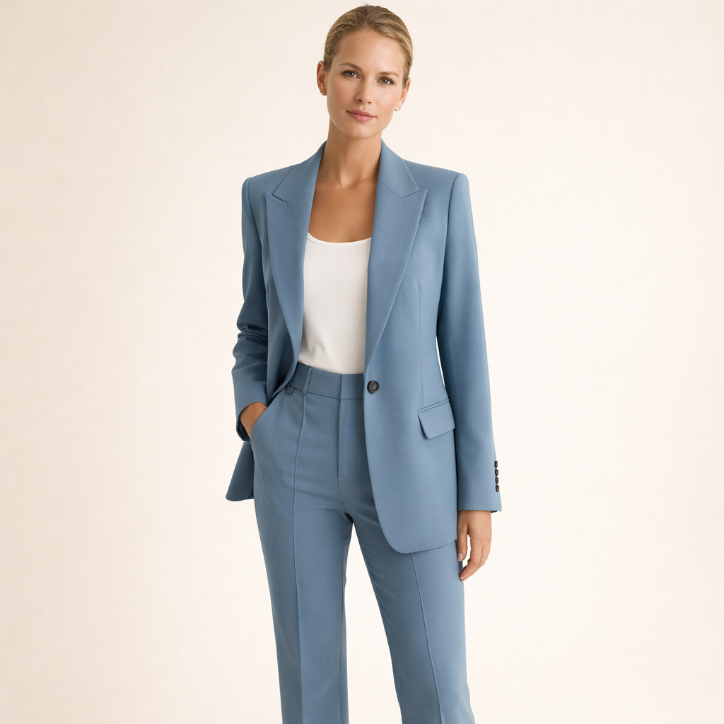 Fern | Elegant Suit Set with Flared Trousers