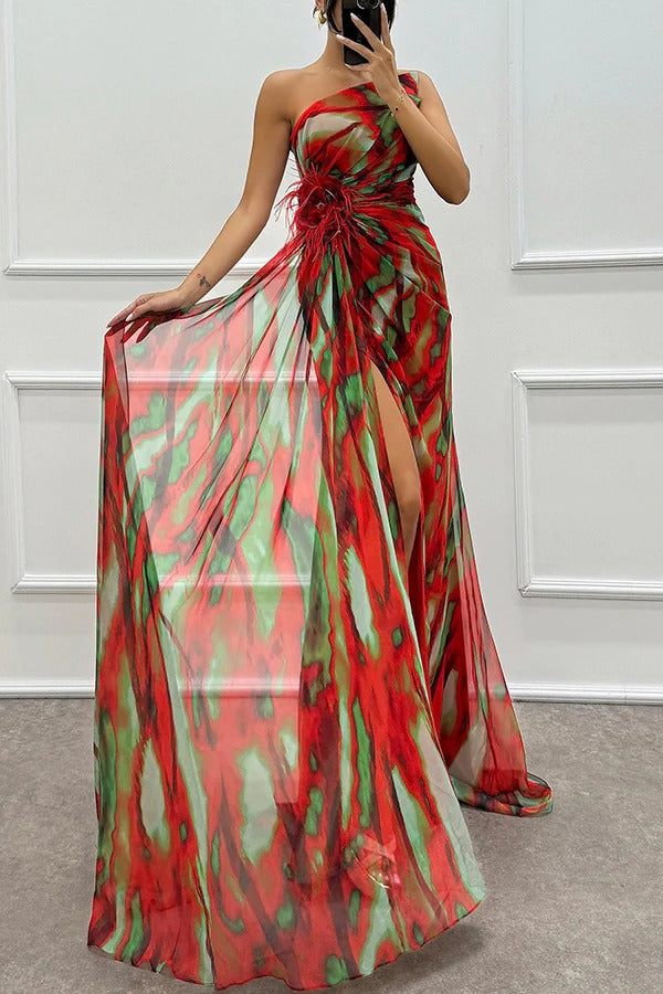 Ivy | Vibrant Draped Dress