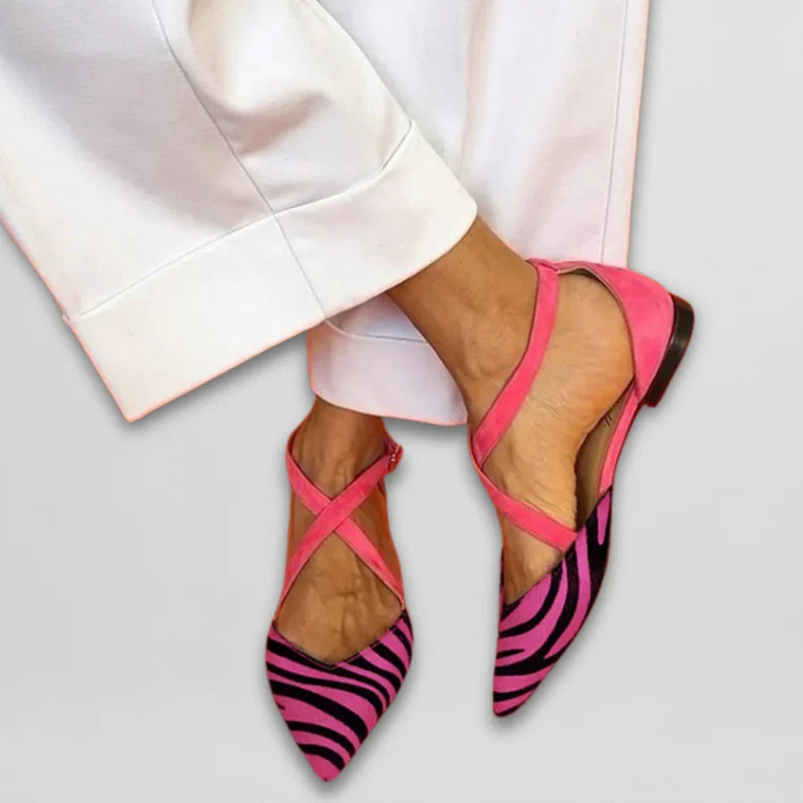 Roslyn | Ballet Flats with Straps