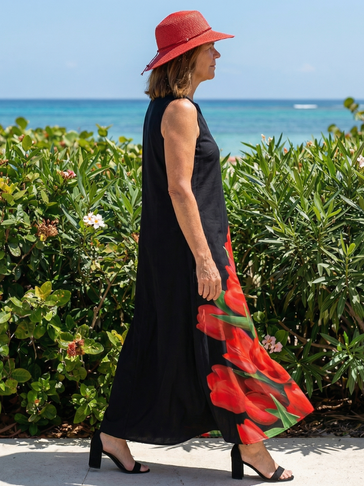 Tahnee | Soft Rose Maxi Dress