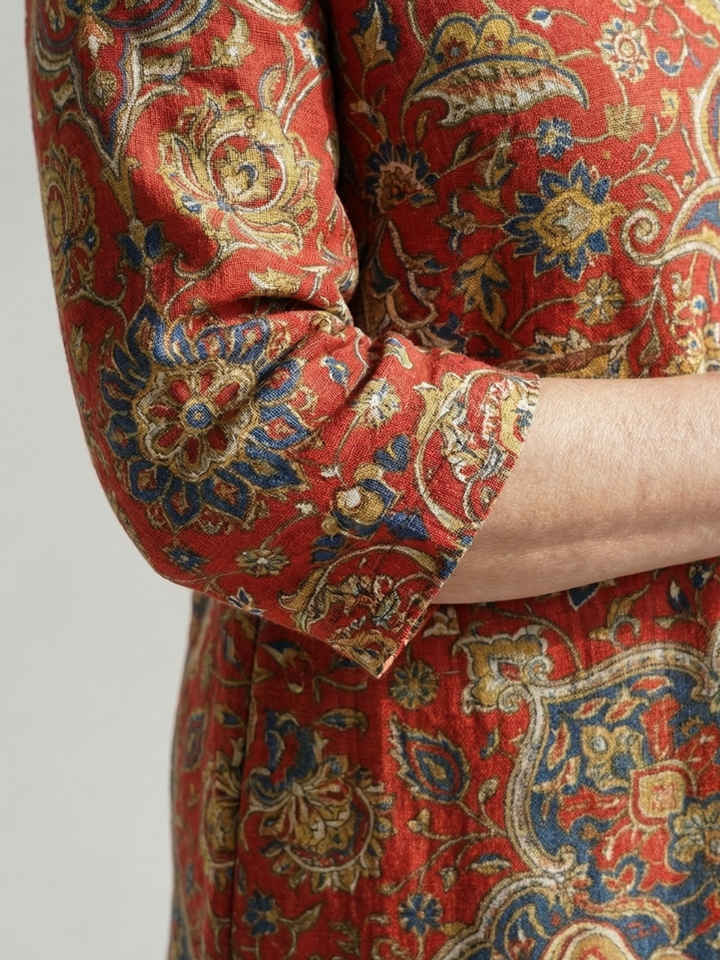 Agnes | Ease Patchwork Midi Dress