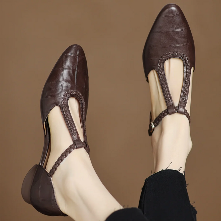 Niamh | Leather Mary Janes