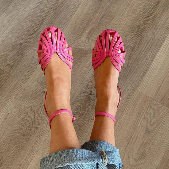 Cosima | Golden Jewel Sandals