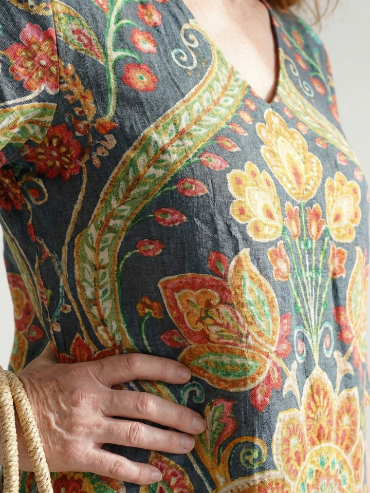 Elspeth | Easy Shape Garden Midi Dress