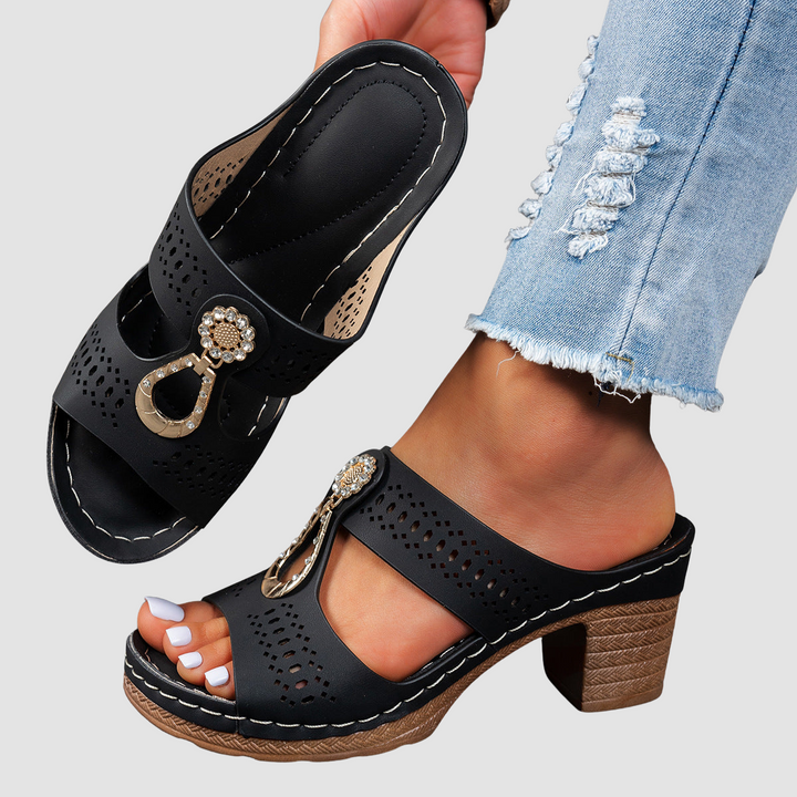 Darlene | High Heel Orthopaedic Comfort Sandals