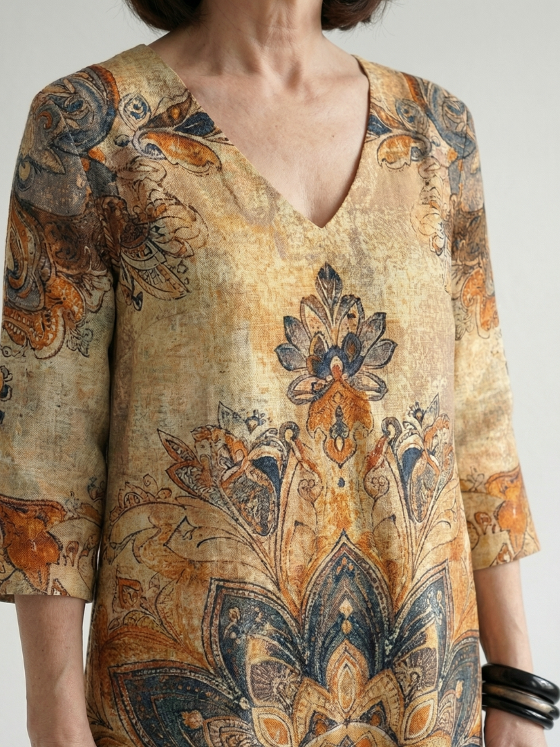 Blanche | Gentle Floral Midi Dress
