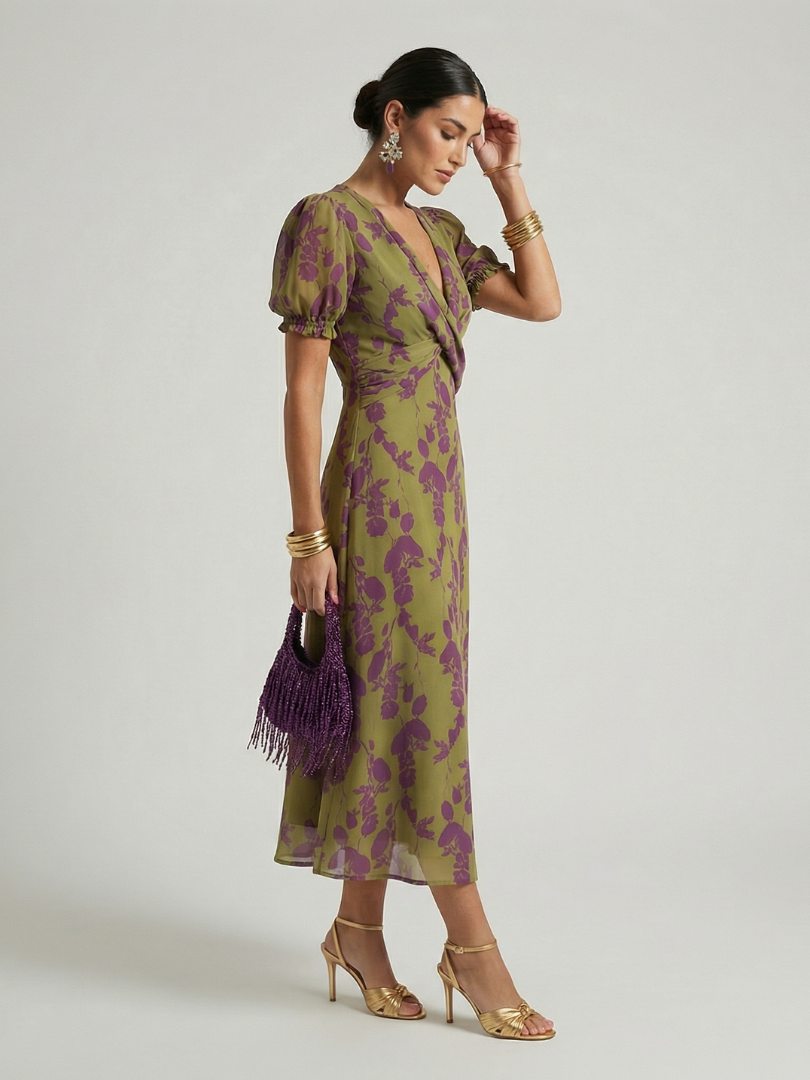 Tahlia | Relaxed Floral Midi Dress