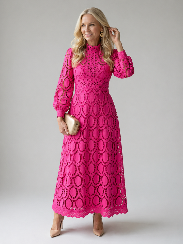 Poppy | Lace Midi Dress
