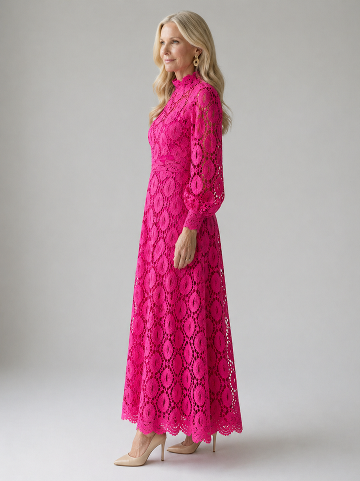 Poppy | Lace Midi Dress