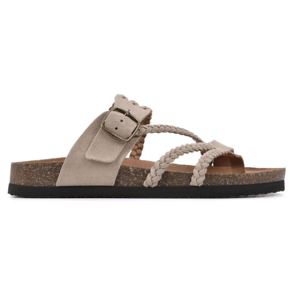 Jodie | Braided Cork Sandals