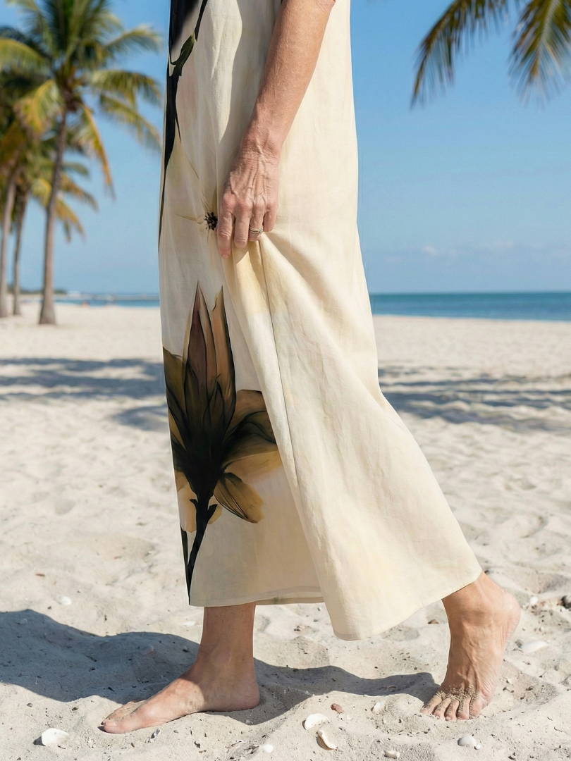 Valda | Gentle Fall Maxi Dress