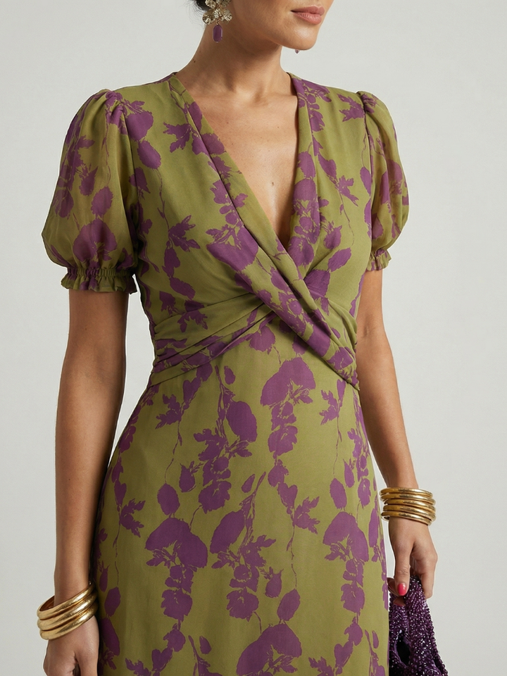 Tahlia | Relaxed Floral Midi Dress