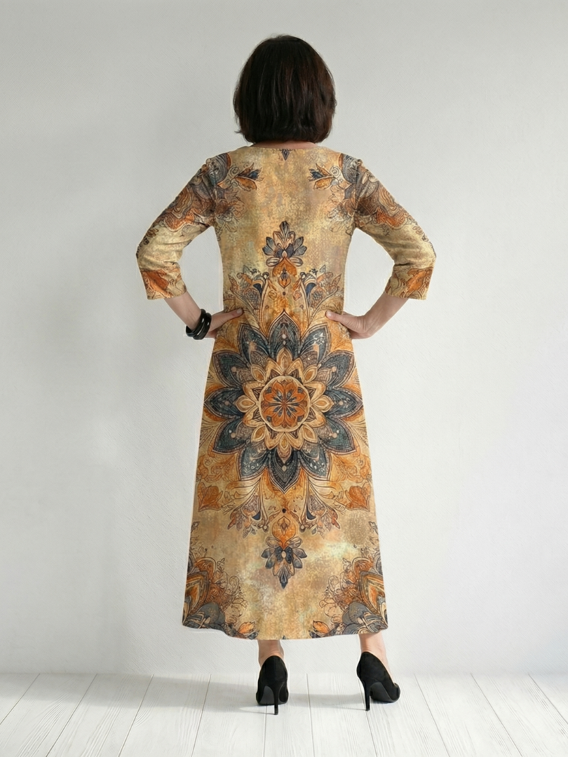 Blanche | Gentle Floral Midi Dress