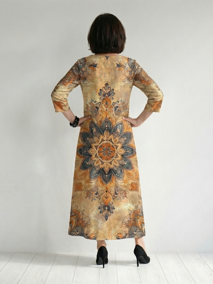 Blanche | Gentle Floral Midi Dress